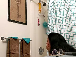 Asian houseguest gagging on hidden camera - real. i hate her so much